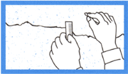 ひびわれの調査